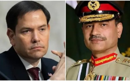 پاک وهند تاوتريخوالے: دامريکې دخارجه وزير جنرل سيد عاصم منير سره رابطه