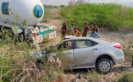 ډي ائي خان کښې ټريفکي پېښه، ديوې کورنۍ ٥ تنه مړۀ