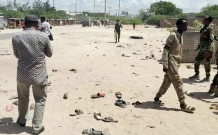 صوماليه: دپوځي بهرتۍ دمرکز نه بهر خودکش حمله،١٠ تنه ووژل شول