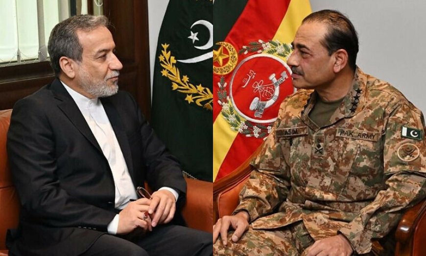 دايران دخارجه وزير دپاکستان صدر، وزيراعظم او پوځ دسرلښکر سره ليدنې، دمرستې په غزولو اتفاق