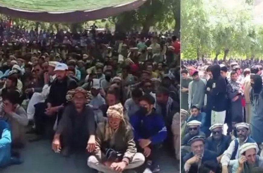 بره چترال کښې دسړک نۀ مکمل کيدو خلاف داولس احتجاج
