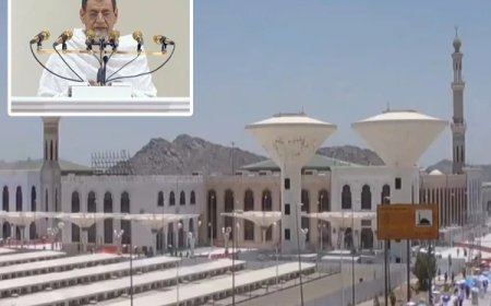 دحج په خطبه کښې  دفلسطيني بچو او زنانه ؤ دقاتلانو دبربادۍ يادونه