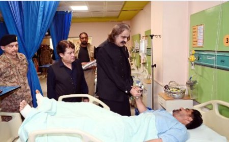 پېښور،د وزيراعلي علي امين ګنډاپور د سي  ايم  ايچ دوره