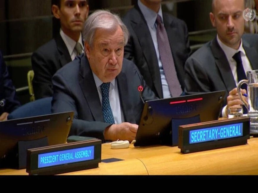 دانتونيو ګوتيريش دفلسطين دستونزې په دوه رياستي حل زور