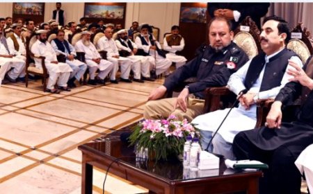 امن زمونږ بنيادي ضرورت دے،دوزيراعلى په مشرۍ دکرمې جرګه