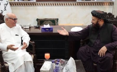 پېښور،  دميا افتخار حسين دافغان قونصل جنرل سره ملاقات