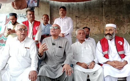 دافغان متاثرينو امداد لپاره دې دانخلا اپريشن معطل کړے شي، ميا افتخار حسين