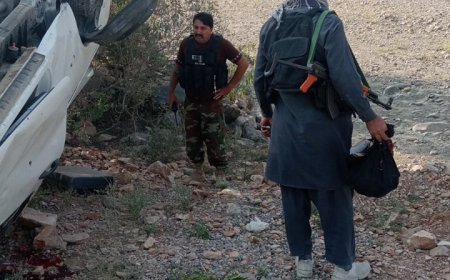 کرک کښې دپوليسو په موبائيل دترهه ګرو حمله، پينځه اهلکار شهيدان