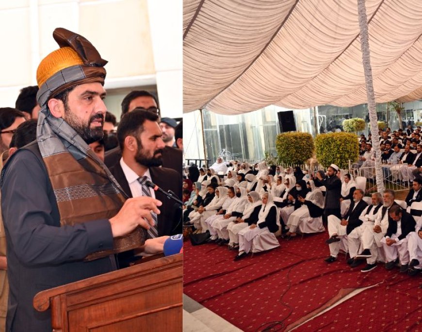 دوزيراعلى سهيل افريدي دائين دسرلوړۍ اؤ قانون دحکمرانۍ عزم