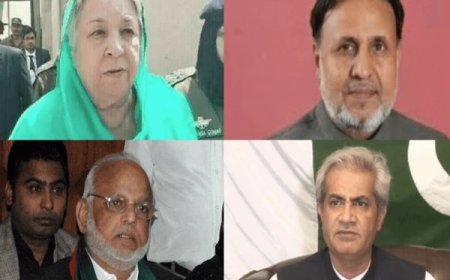 دنهمې مئ کيس: شاه محمود قريشي بري،ياسمين راشد، سرفراز چيمه ، اعجاز چوهدري اؤ محمود الرشيد ته دلسو، لسو کلونو دقيد سزا