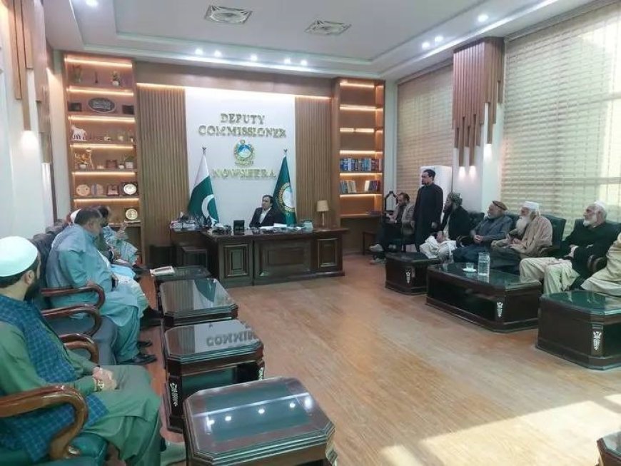 دنوښار ډپټي کمشنر سره دافغان مهاجرينو دمشرانو ليدنه،کډوالو ته داسانيو ورکولو امر