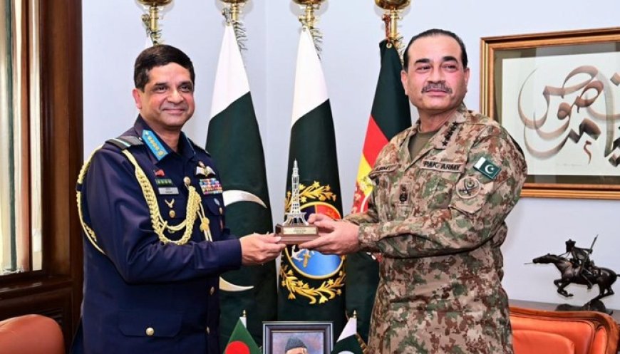 دفيلډ مارشلد بنګله ديشي ائيرچيف سره ملاقات