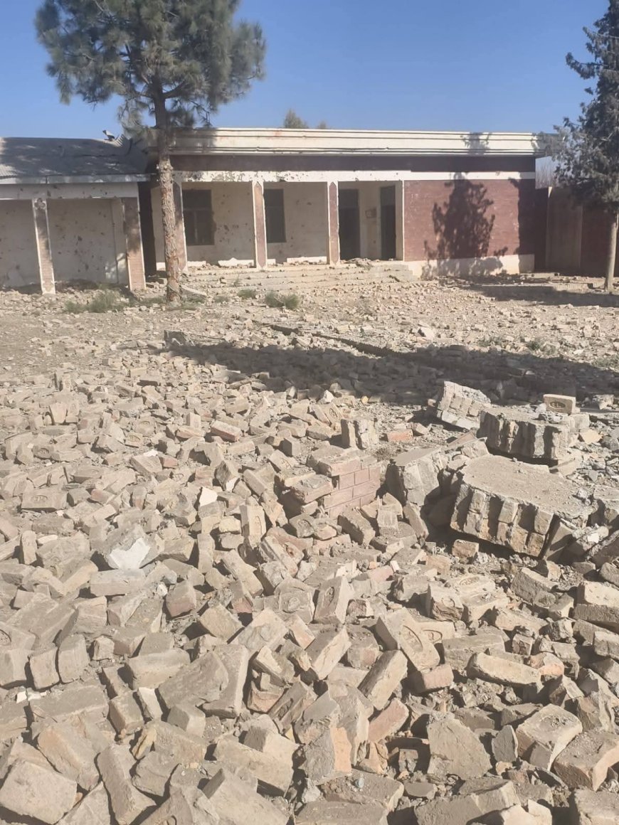 کوز جنوبي وزيرستان کښې سکول په بمونو والوزول شو