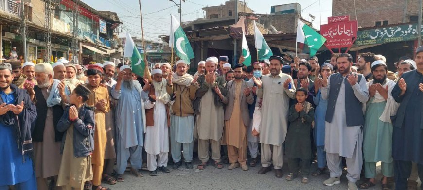 لنډي کوتل، پاک فوج سره ديو والي اظهار لپاره ريلي