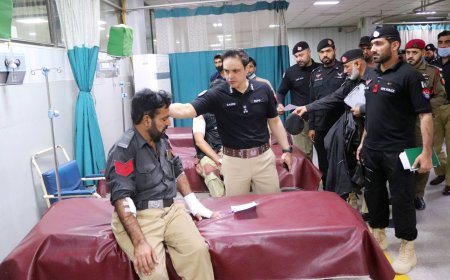 پېښور کښې دبينک لوټلو کوشش ناکام،دډاکوانو په ډزو درې اهلکار ژوبل