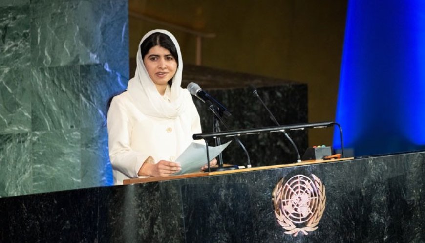 دايران، غزه اؤ افغانستان په صورتحال ډيره خفه يم،دملالې په متحده قامونو کښې وينا