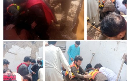 باجوړ کښې دکور دچت راپريوتو له امله دوه ماشومانې او دوه زنانه مړې