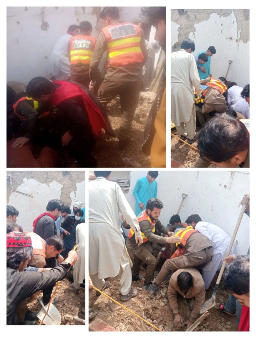 باجوړ کښې دکور دچت راپريوتو له امله دوه ماشومانې او دوه زنانه مړې